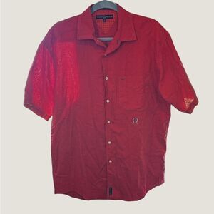 Vintage Tommy Hilfiger Red Orange Polo